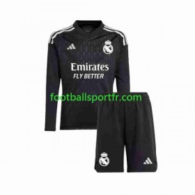 Tenue Real Madrid Gardien Enfant Exterieur 2023-2024 Maillot de Foot ML